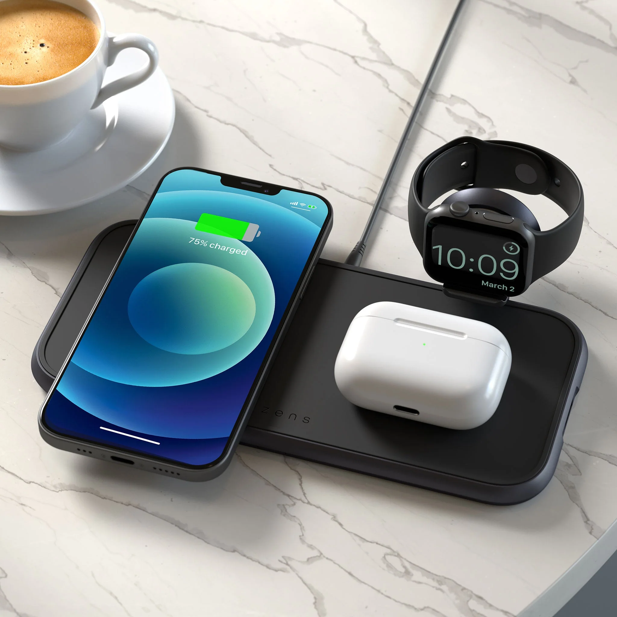 4-in-1 Wireless Charger (incl. Apple Watch USB stick) - Image 4