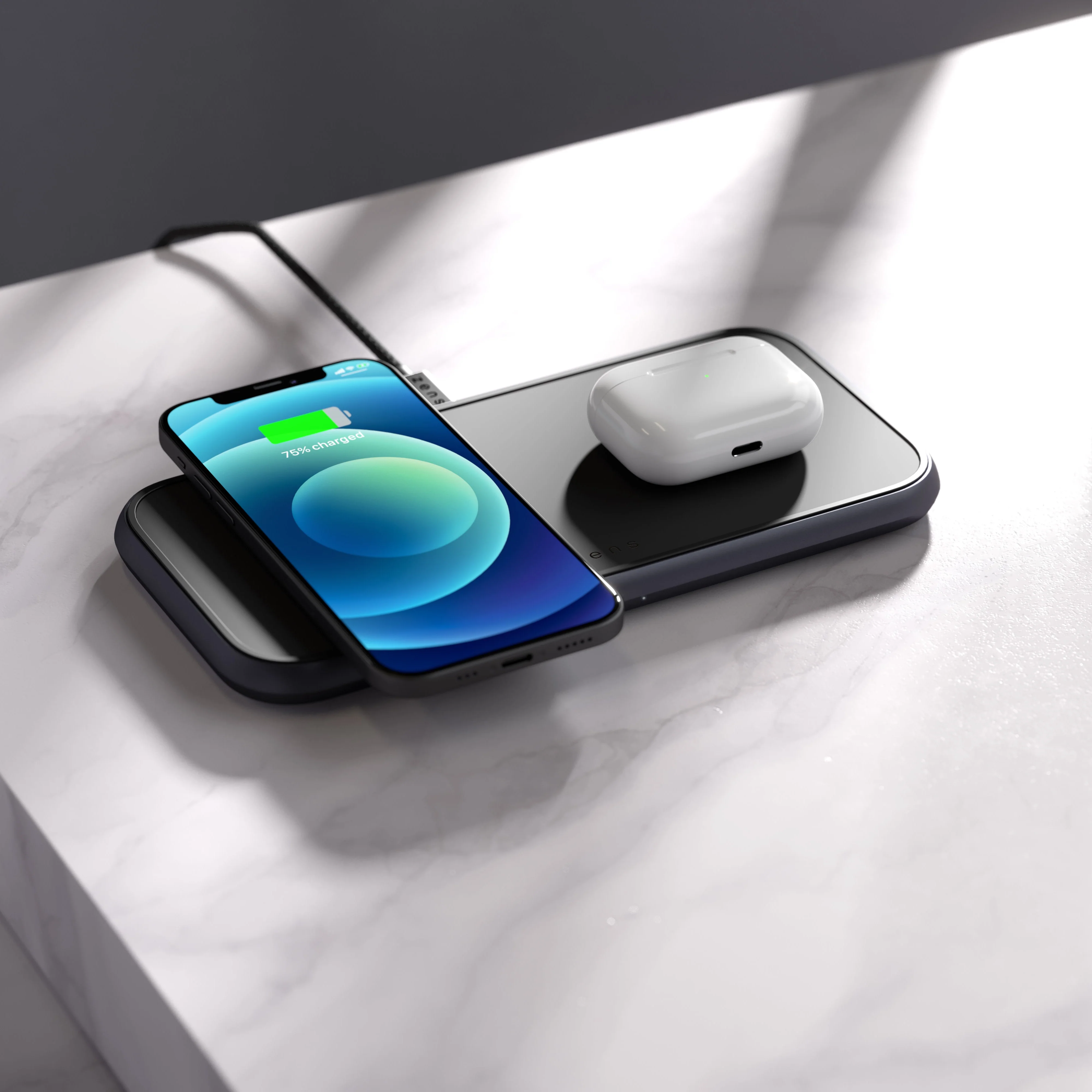 Dual Aluminium Wireless Charger - Image 8