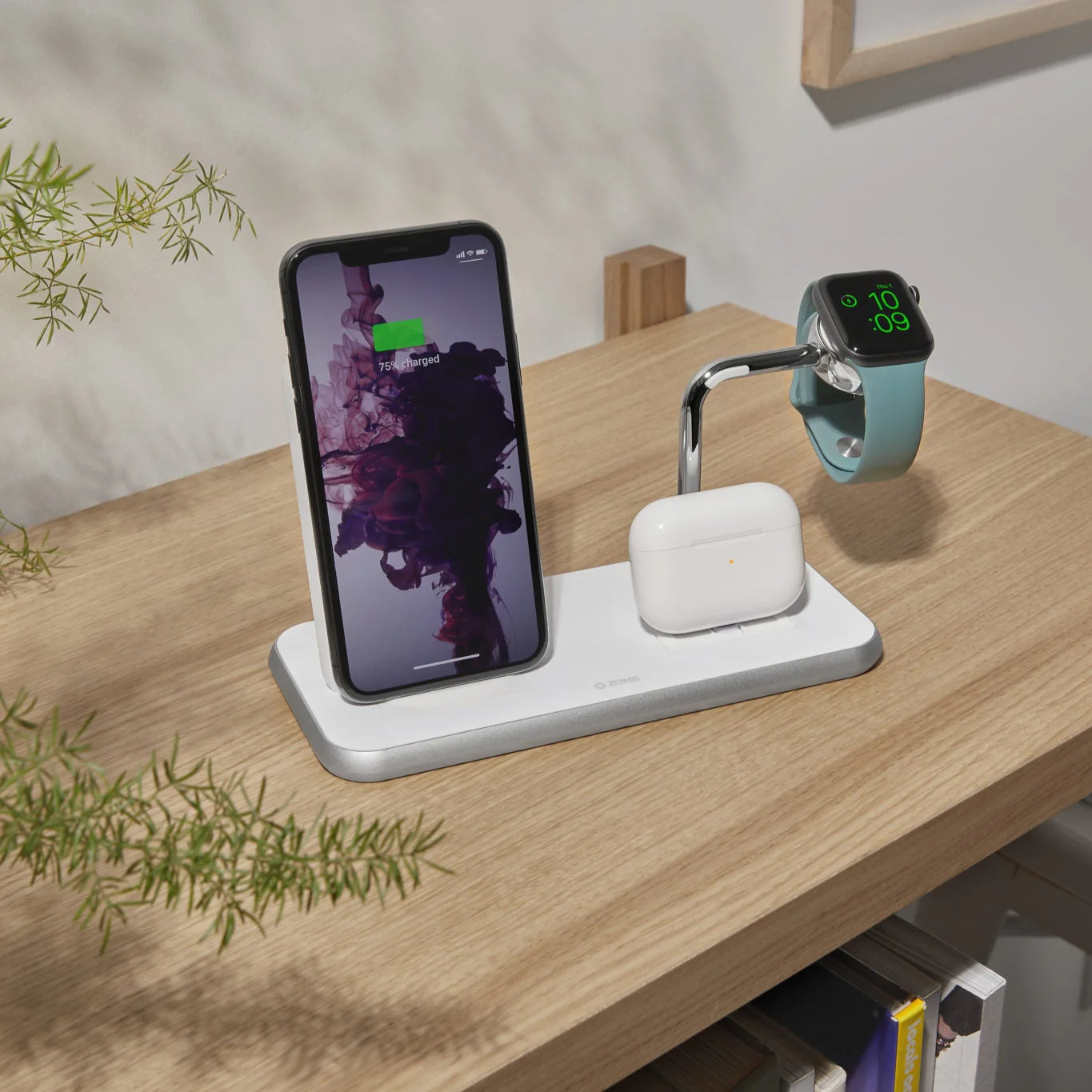 Stand + Dock + Watch Aluminium Wireless Charger - Image 5